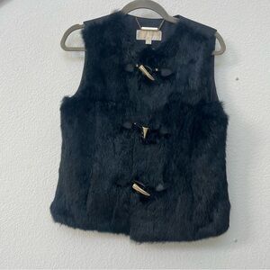 Michael Kors Black Fur Vest